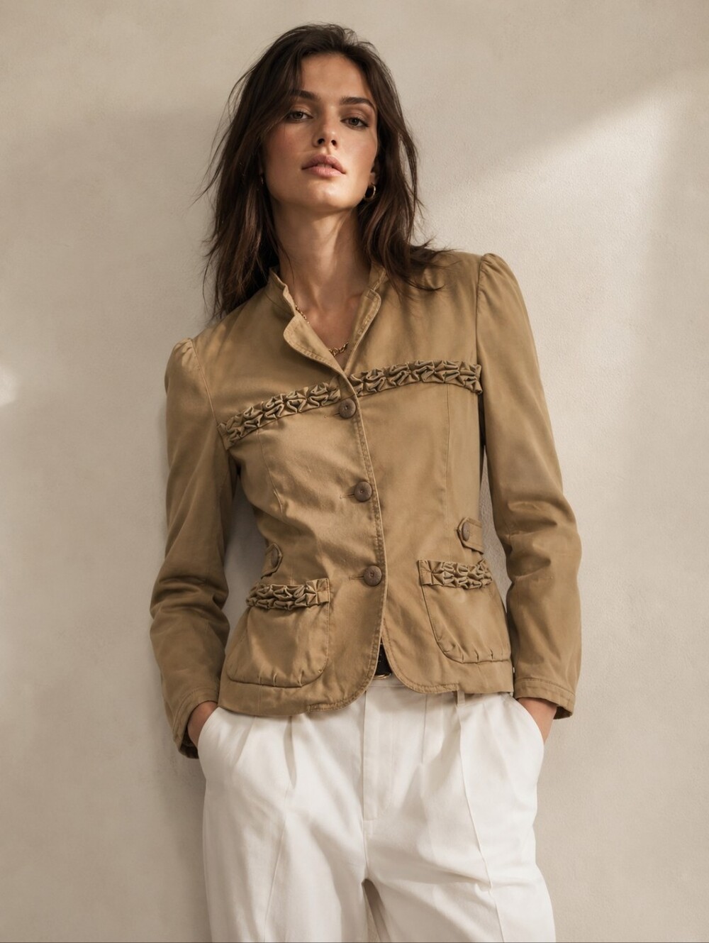 ❤️ MARC BY MARC JACOBS RUFFLE UTILITY JACKET, 4